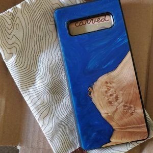 Carved Samsung galaxy S10 plus - dark blue